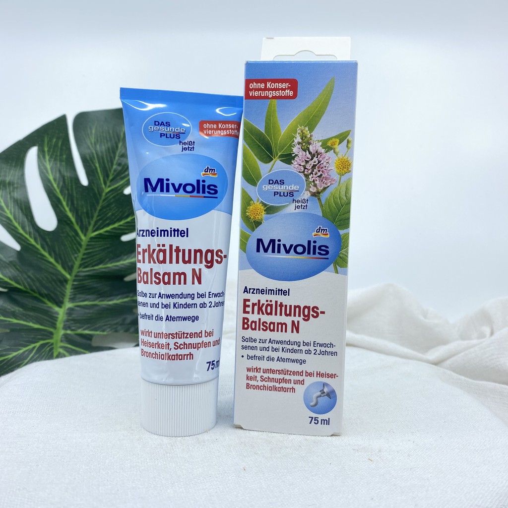 Kem bôi giúp làm ấm ngực, chống cảm lạnh  Mivolis- Hàng Đức chuẩn