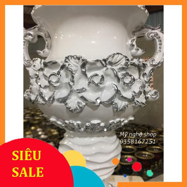 Bình hoa composite chân hoa