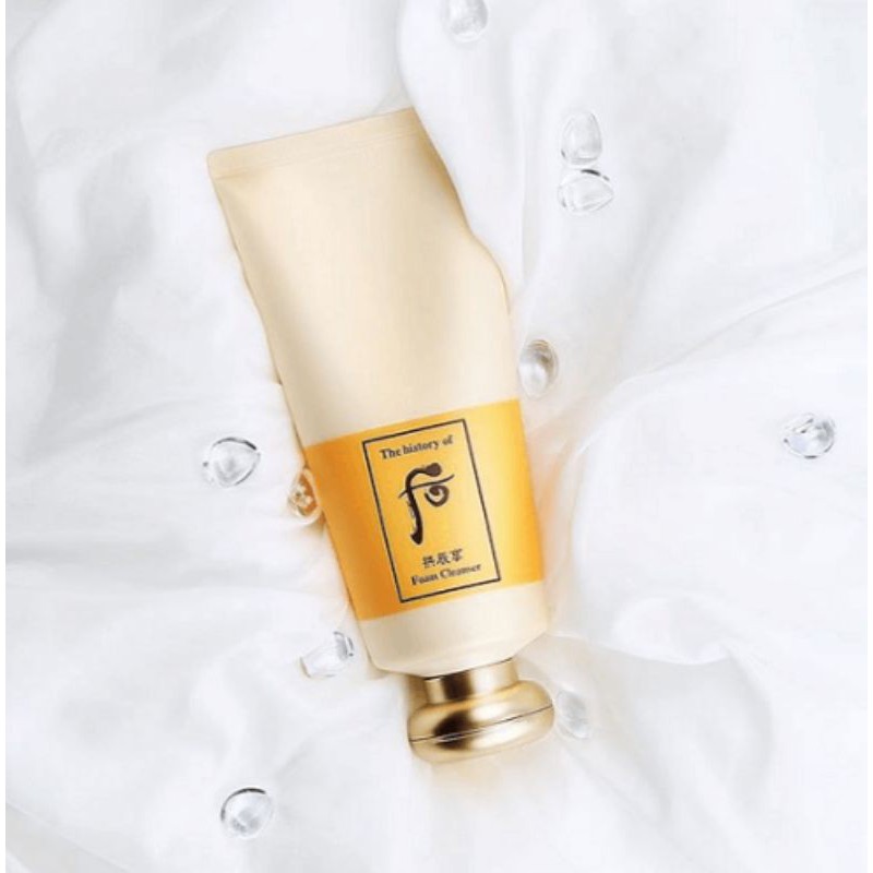 Set Sữa rửa mặt dưỡng ẩm chống lão hóa Whoo Jin Yang Facial Foam Cleanser