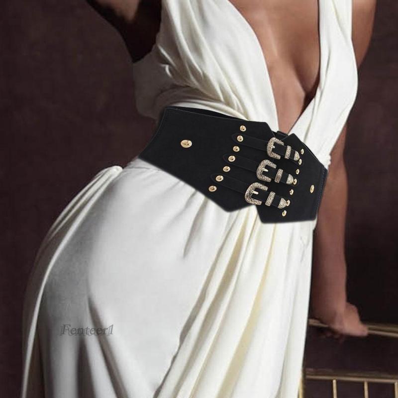 Thắt lưng khóa hợp kim mạ vàng thời trang cho nữ