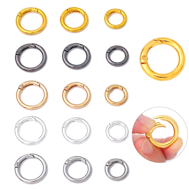 Vòng khóa BEADIA bằng hợp kim để làm đồ trang sức thủ công DIY