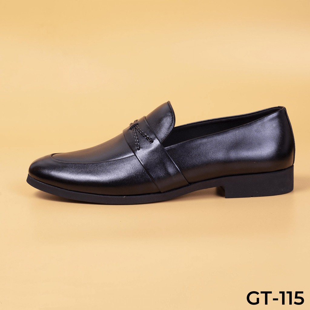 Giày lười nam da bóng công sở cao cấp - giày da bò chính hãng - GT115 . Nagas siêu phẩm | BigBuy360 - bigbuy360.vn
