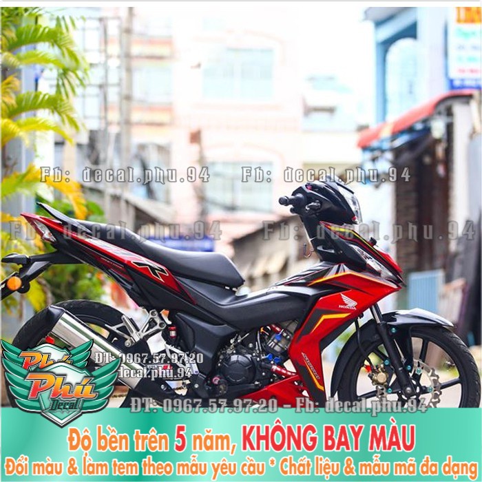 Tem rời Winner GTR đỏ đen (P) -1