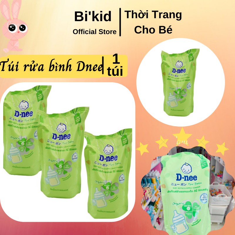 Nước rửa bình Dnee dạng túi 600ml chính hãng của Thái Lan