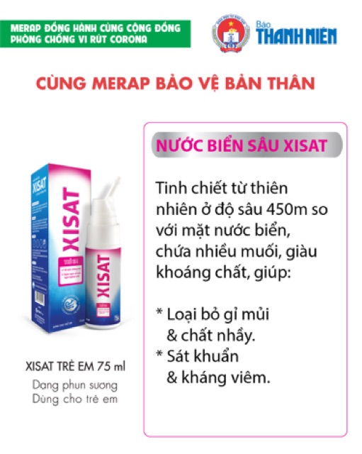 XISAT XỊT MŨI TRẺ EM