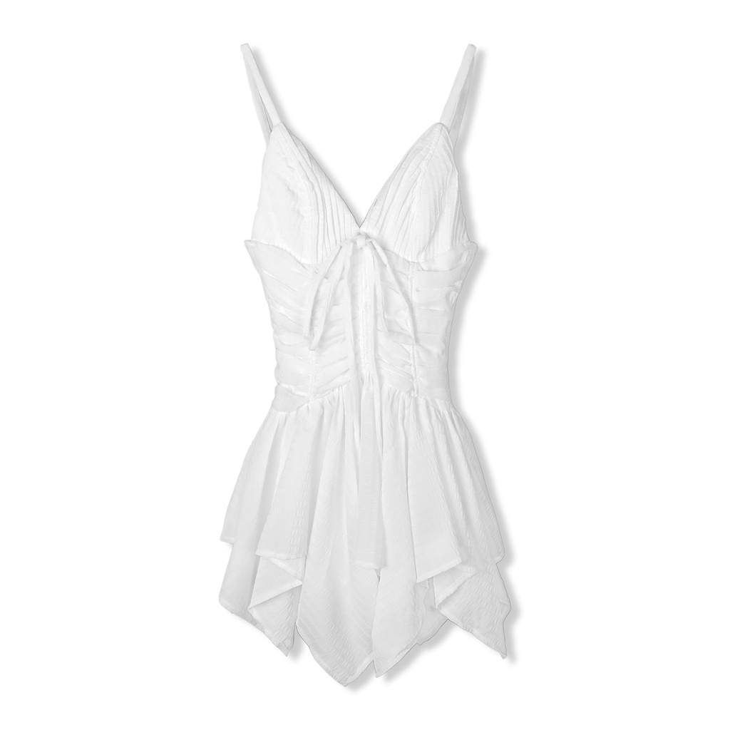 Đầm Ngắn Nữ Pleated Sundress , Chất Vải Chiffon cotton Thoải Mái , WDN001-05 ,SOMEHOW