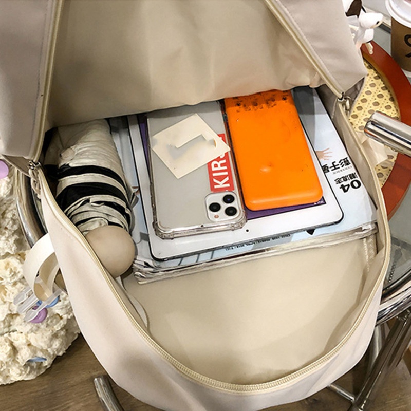 Ba Lô Đi Học Bằng Nylon Thời Trang Dành Cho Nữ