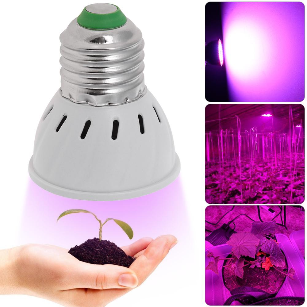 Bóng Đèn Led Kích Thích Tăng Trưởng Cho Thực Vật E27 2835 Smd