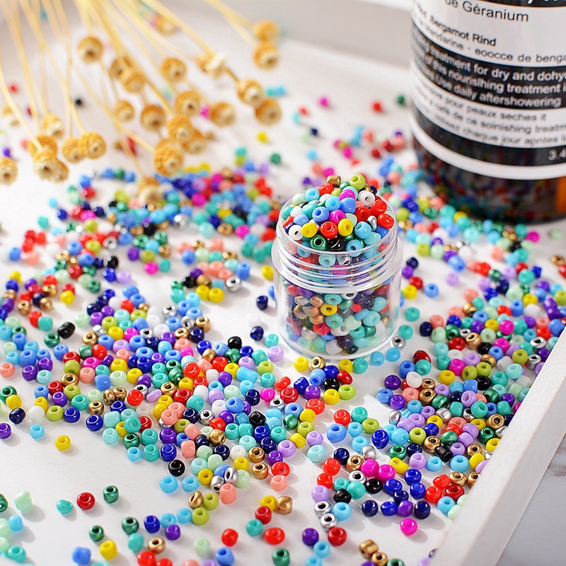 Túi 250 / 150 Hạt Xâu Chuỗi Bằng Sứ 4mm Dùng Để Làm Đồ Trang Sức Thủ Công