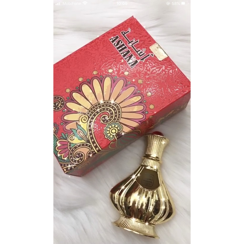 ASHANA - NƯỚC HOA DUBAI - CHÍNH HÃNG - NỘI ĐỊA - GIÁ RẺ 15ML