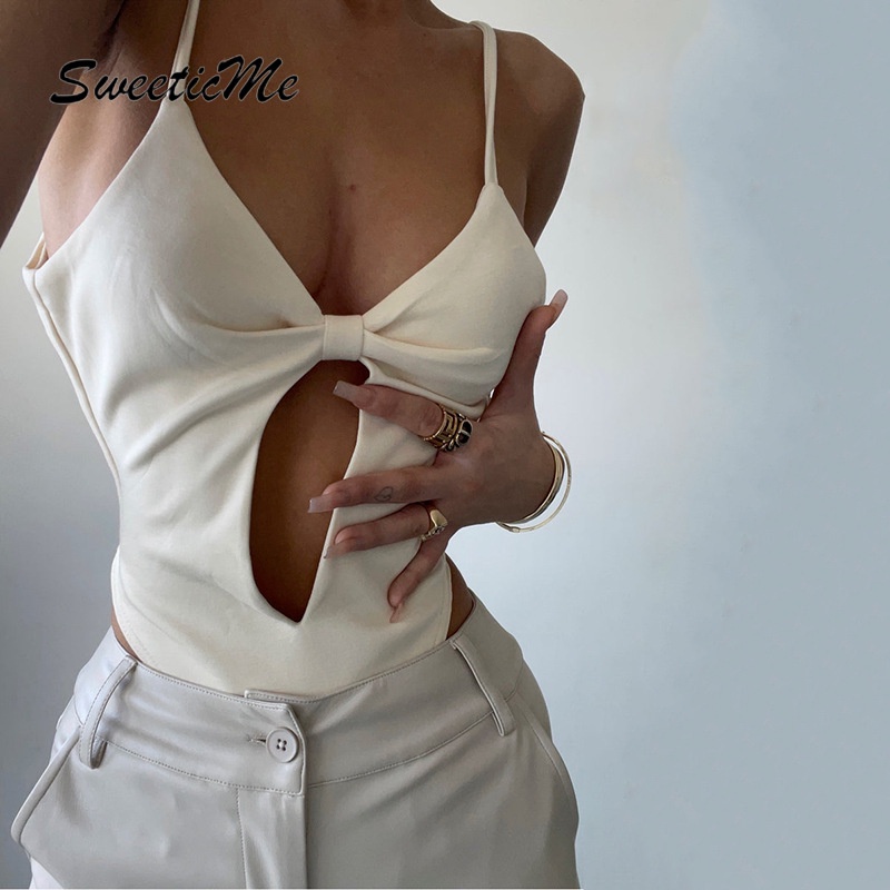 Áo liền quần SweeticMe Không Tay Hở Lưng