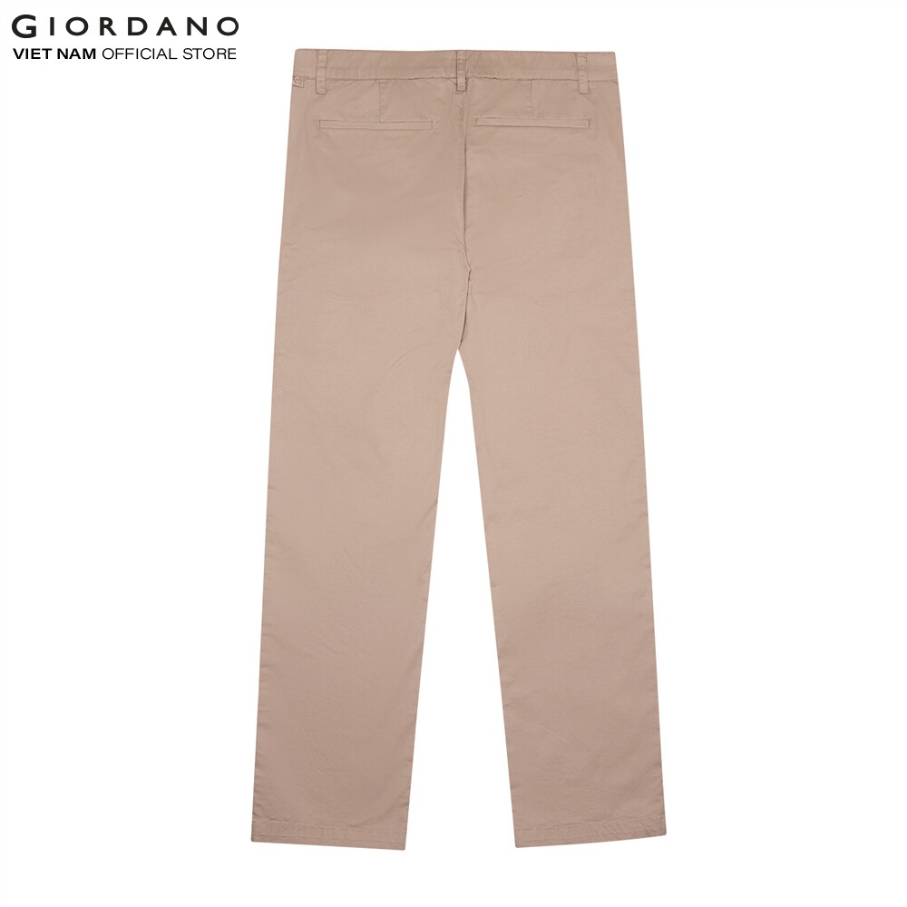 Quần Dài Kaki Nam Slim Tapered Giordano 01122002