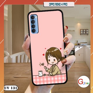 Ốp lưng điện thoại OPPO RENO 4 PRO lưng nhám viền dẻo