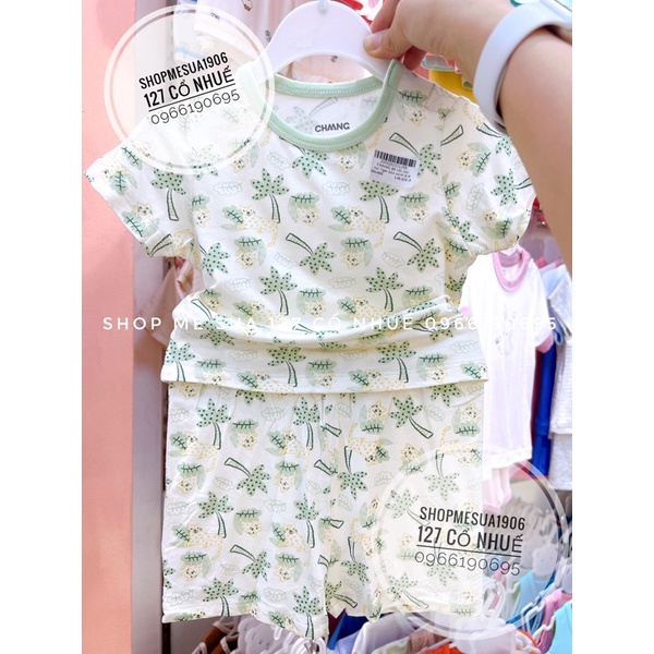 CHAANG Bộ Cộc Tay Cotton Cho Bé 6M-5Y