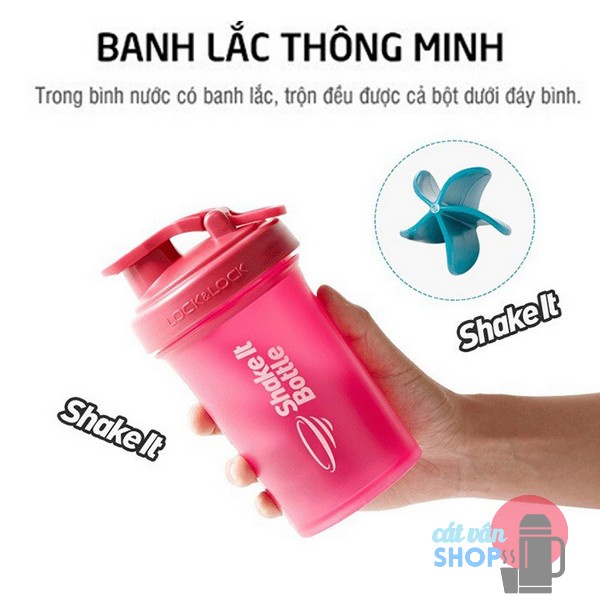 [Có Video] Bình Lắc SHAKE IT Lock&amp;Lock 600ml HAP945