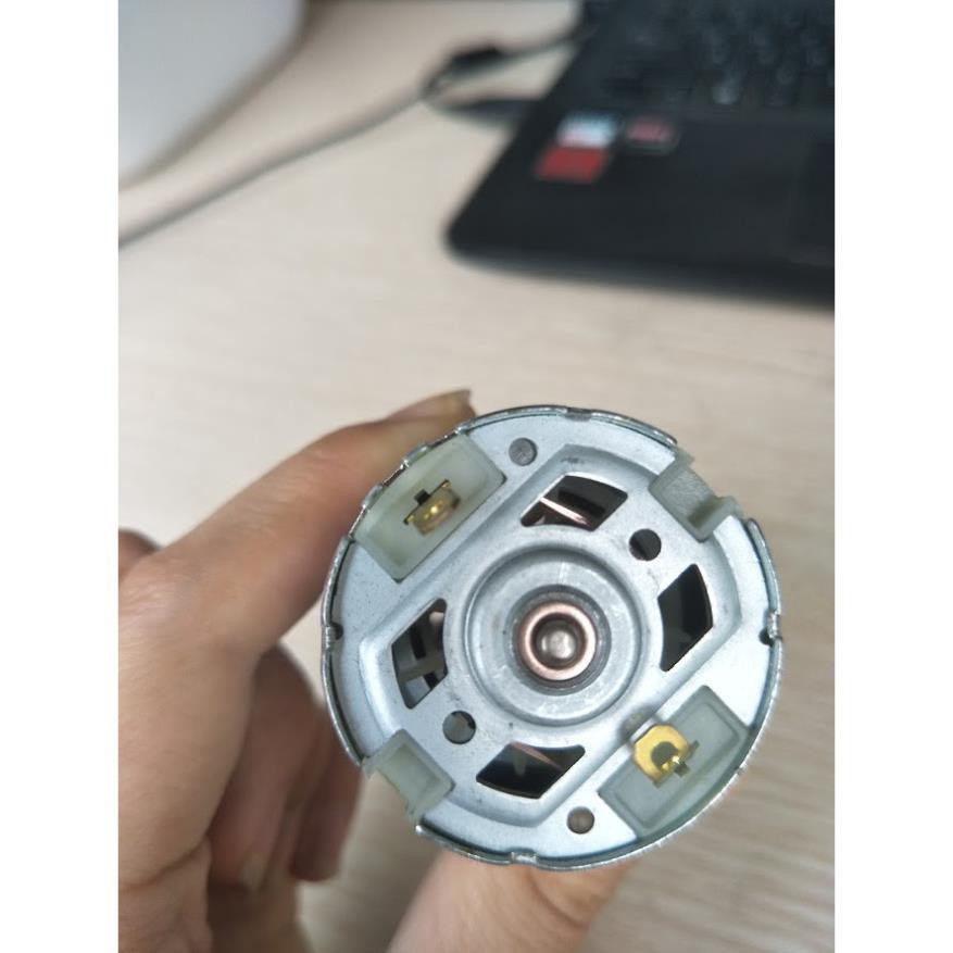 Motor 550 công suất cao có sẵn bánh răng chuyên cho máy pin 12V-16,8V-21V