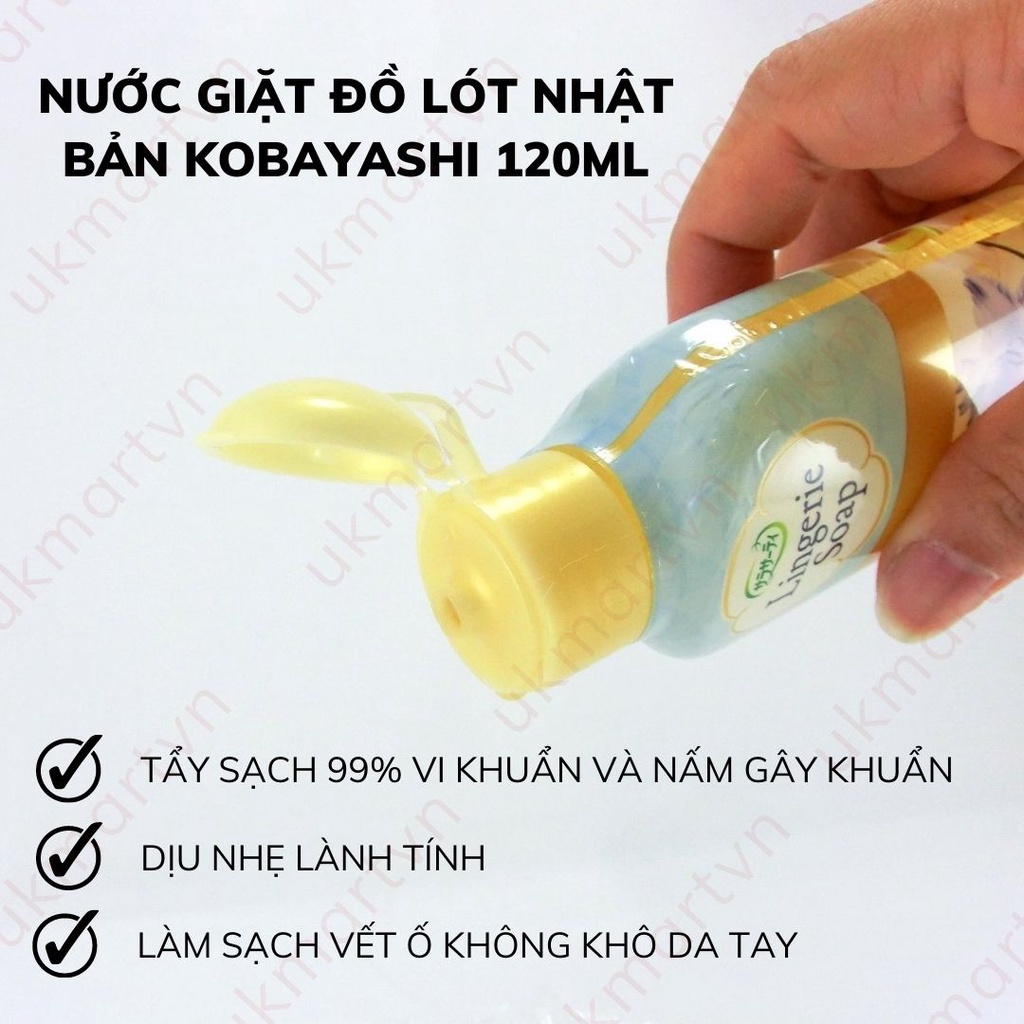 Nước Giặt Đồ Lót Lingerie Soap Nhật Bản 120ml