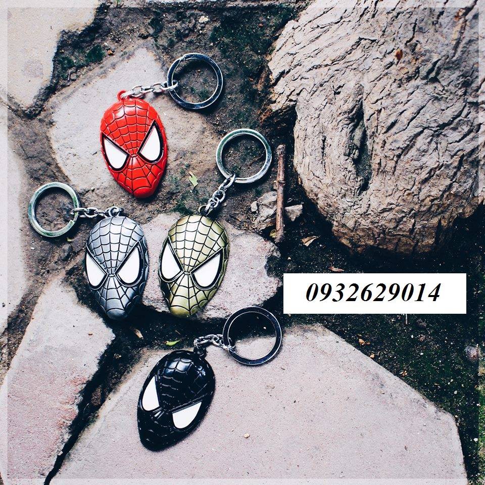 Móc khoá siêu anh hùng - Mặt nạ Spiderman infinity war