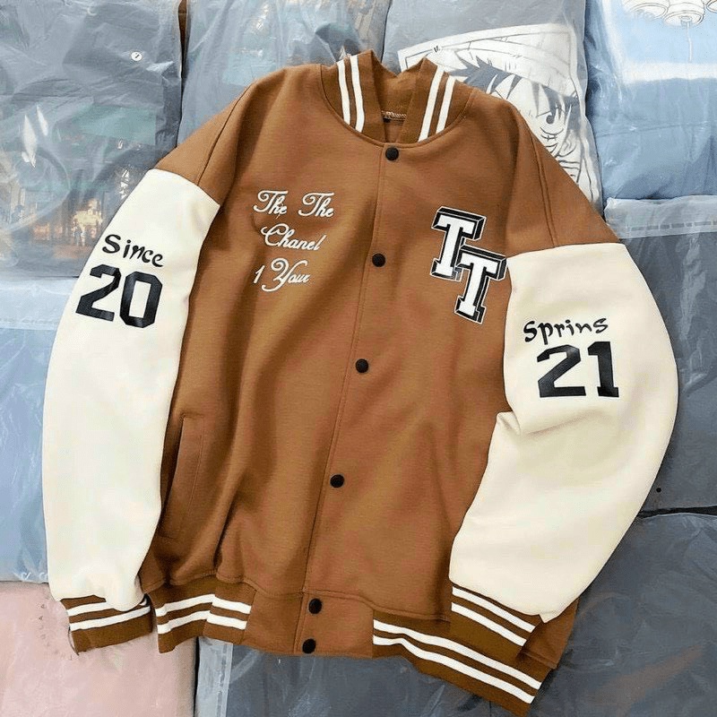 Áo khoác bomber nỉ ngoại form tờ y hình thời trang form rộng hàn quốc cho các bạn trẻ KME FASHION