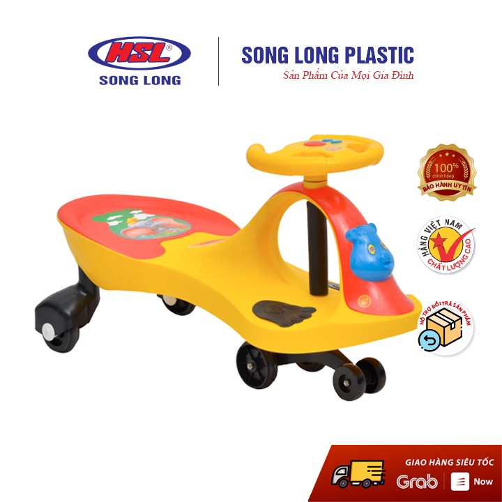  Xe lắc trẻ em có nhạc không tựa - 1258 - Song Long Plastic