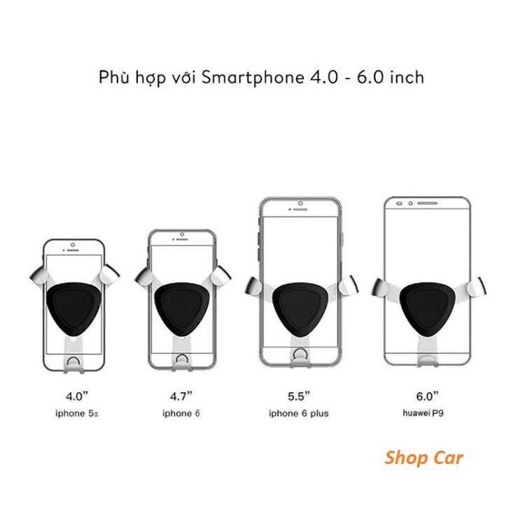 [Mã LIFEAUMAY giảm 10% tối đa 30k đơn 150k] Giá đỡ điện thoại cao cấp cài cửa gió điều hòa ô tô {Bản cao cấp, xịn xò}