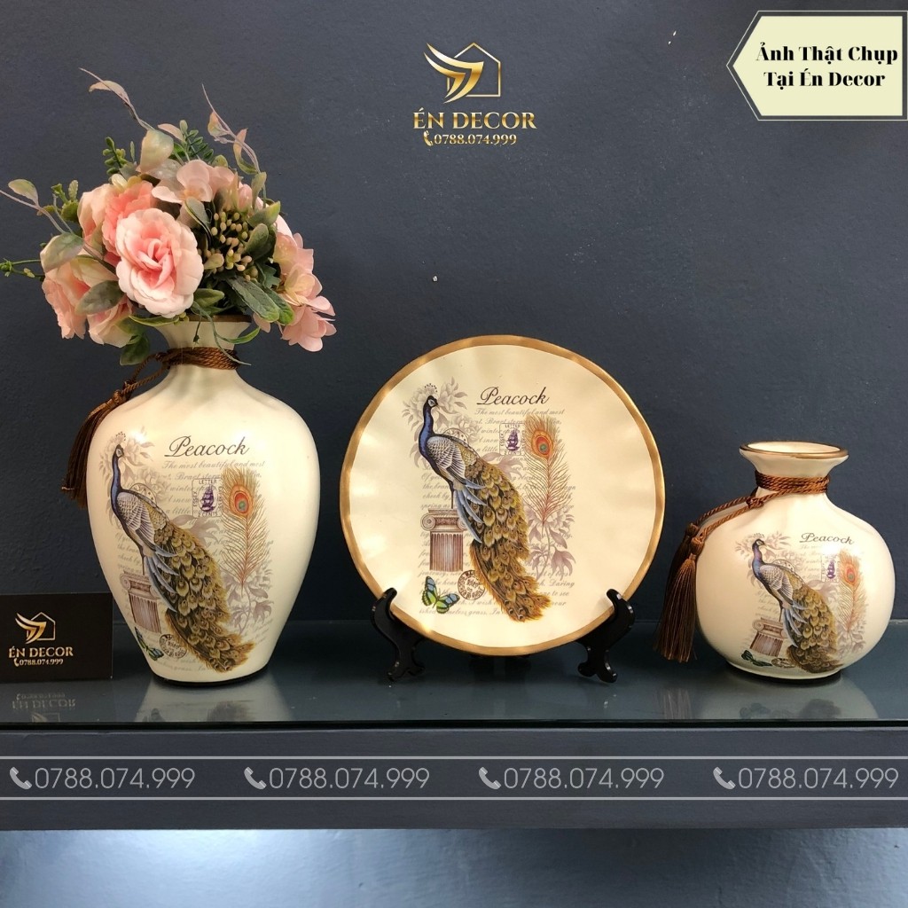 Bình Hút Tài Lộc, Trang Trí Phòng Khách, Decor Nhà Cửa, Én Decor