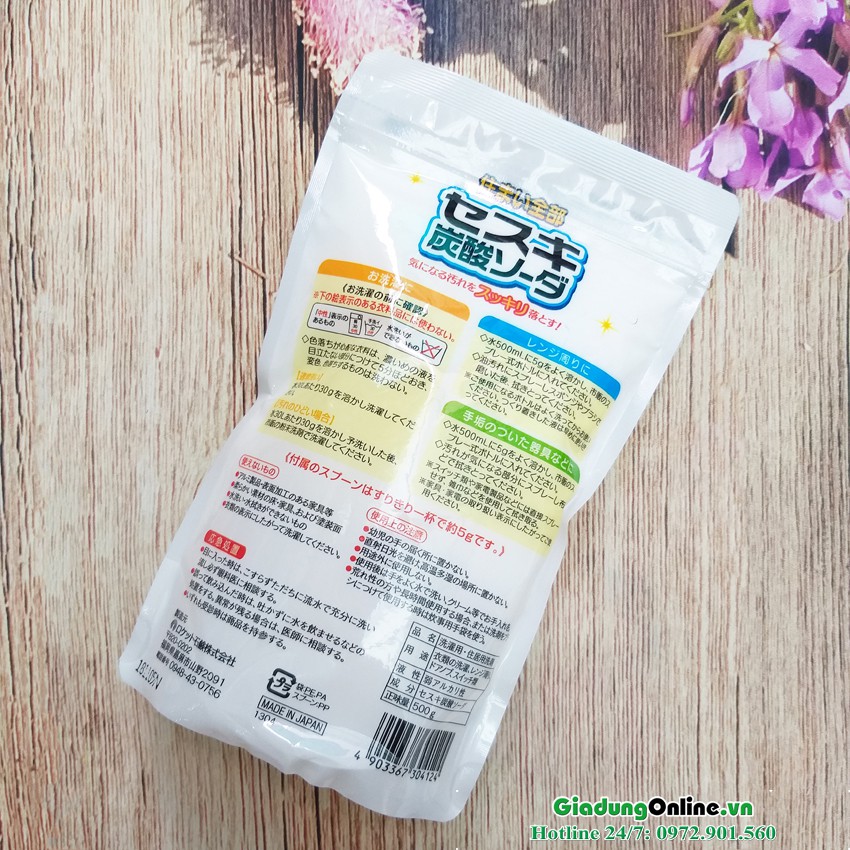 Bột Baking Soda Sesuki Rocket 500g hàng Nhật