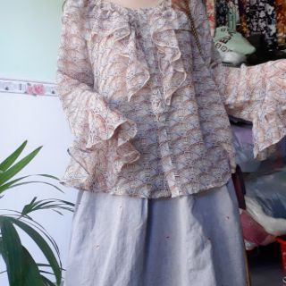 ÁO VOAN TIỂU THƯ SECONDHAND HÀN NHẬT🤟🏻💃🏼