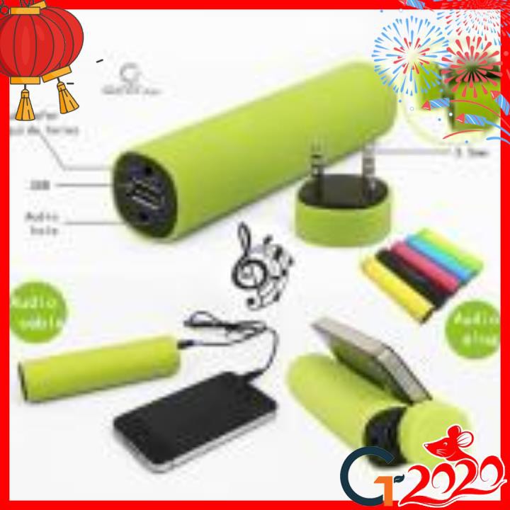 Sạc dự phòng tích hợp loa 3 trong 1