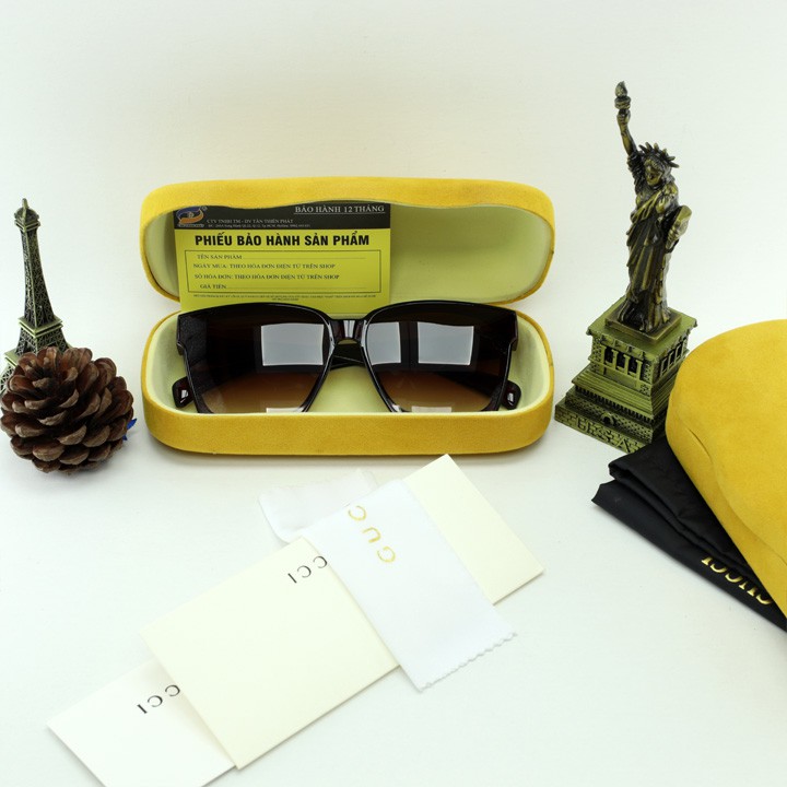 Mắt kính nữ râm mát thời trang màu nâu trà chống nắng 5006TRD, chống tia UV - Kính hiệu full box - Giá sỉ | BigBuy360 - bigbuy360.vn