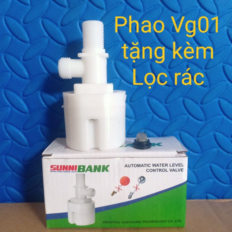 Phao Cơ Thông Minh thế hệ mới tự ngắt khi đầy bồn VG01+ Tặng lọc rác (Ren 21)