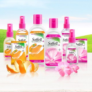 Xịt Chống Muỗi Soffell 80ml (Hương Hoa - Hương Cam)