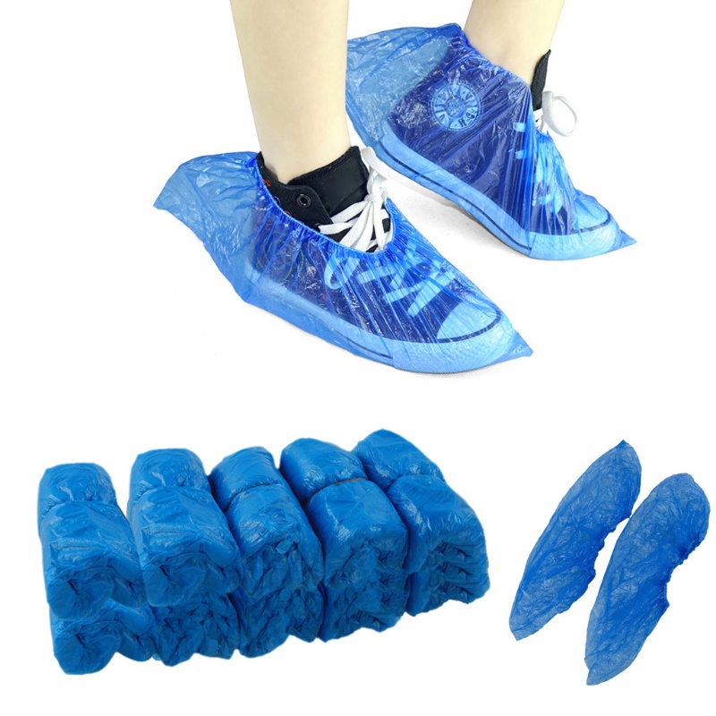 ✿ Set 100 Túi Bọc Giày Chống Nước Dùng Một Lần Tiện Dụng