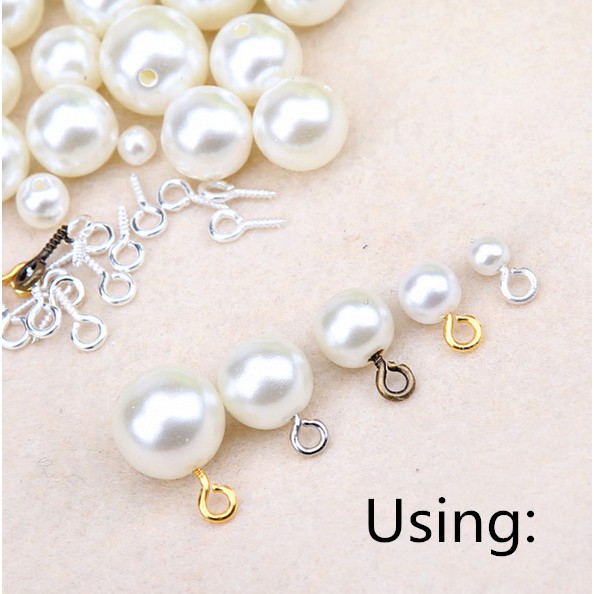 Set 200 móc làm đồ trang sức thủ công 4x8/5x10mm sử dụng tiện lợi