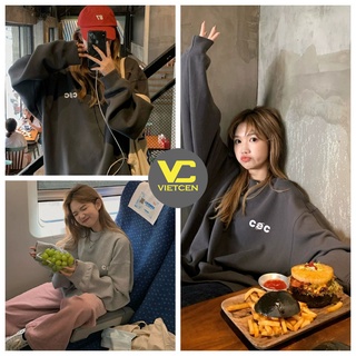 Áo hoodie nỉ Unisex CEC áo sweater Ulzzang cá tính_VIETCEN