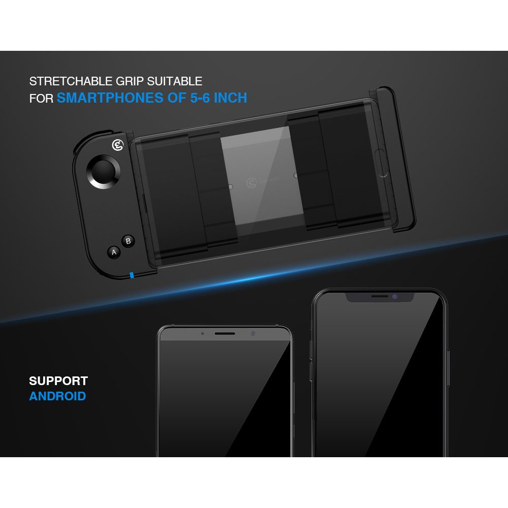 Tay cầm chơi game một bên Bluetooth Gamesir T6 cho Android, iOs iPhone chơi Liên quân, Pubg Mobile, Rule of Survival