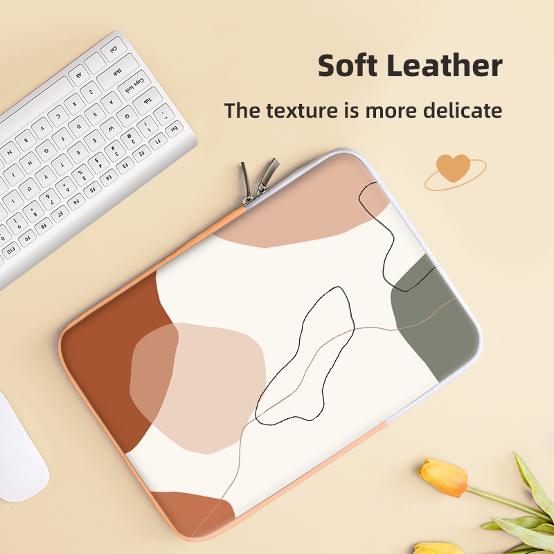 Túi Da PU Đựng Laptop Chống Sốc 12-15 Inch Cho Asus Acer Lenovo HP Dell