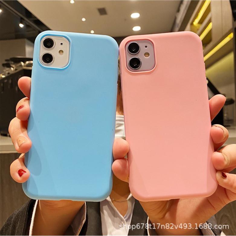 [Free Ship] Ốp lưng iphone nhiều màu mềm mại  6/6plus/6s/6s plus/7/7plus/8/8plus/x/xs/xs max