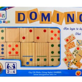 Cờ Domino gỗ. Nhất Lục EDUGAMES