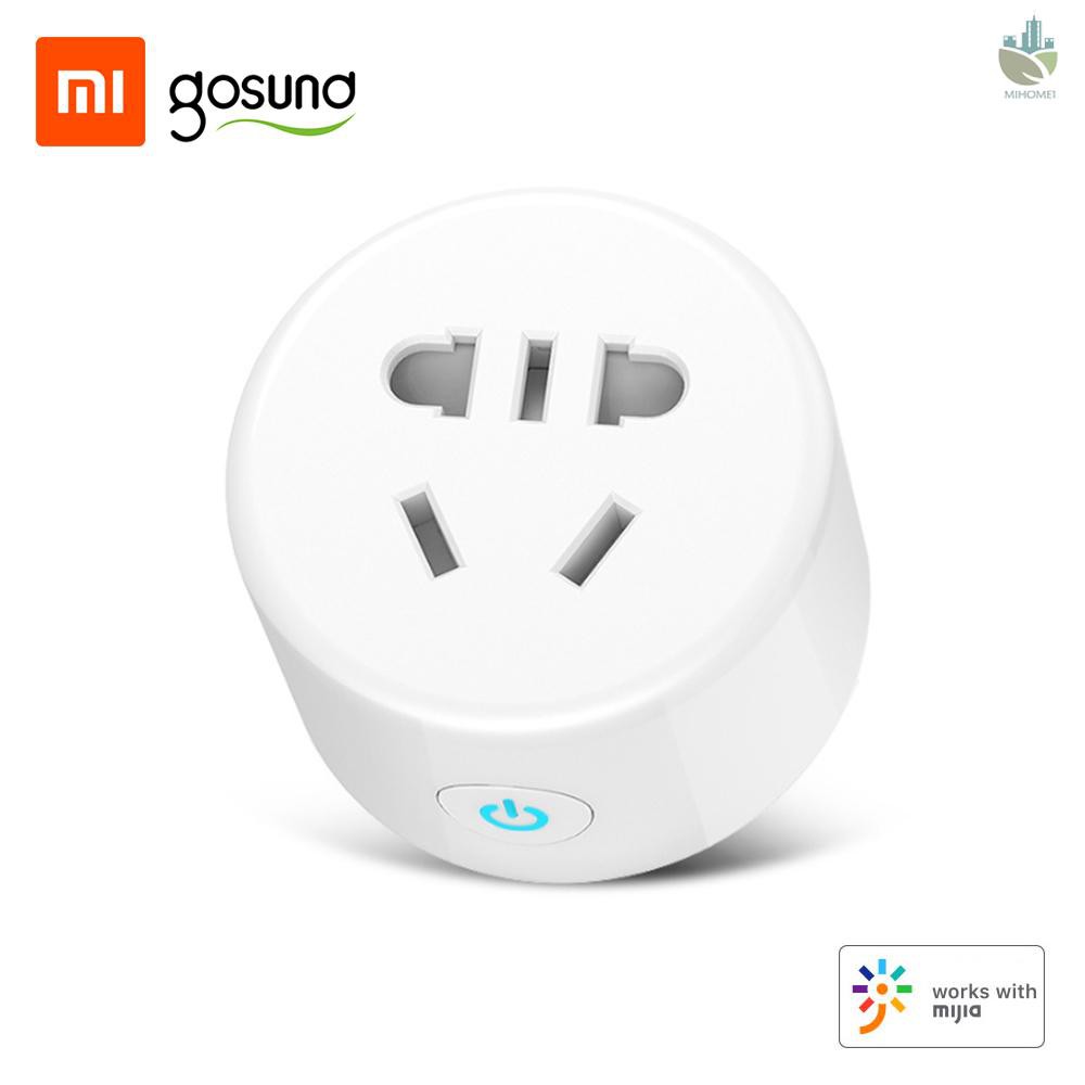 Ổ cắm điện thông minh MI Xiaomi Youpin Gosund CP1 WiFi điều khiển một nút bấm điều khiển APP 110-240V 2200W