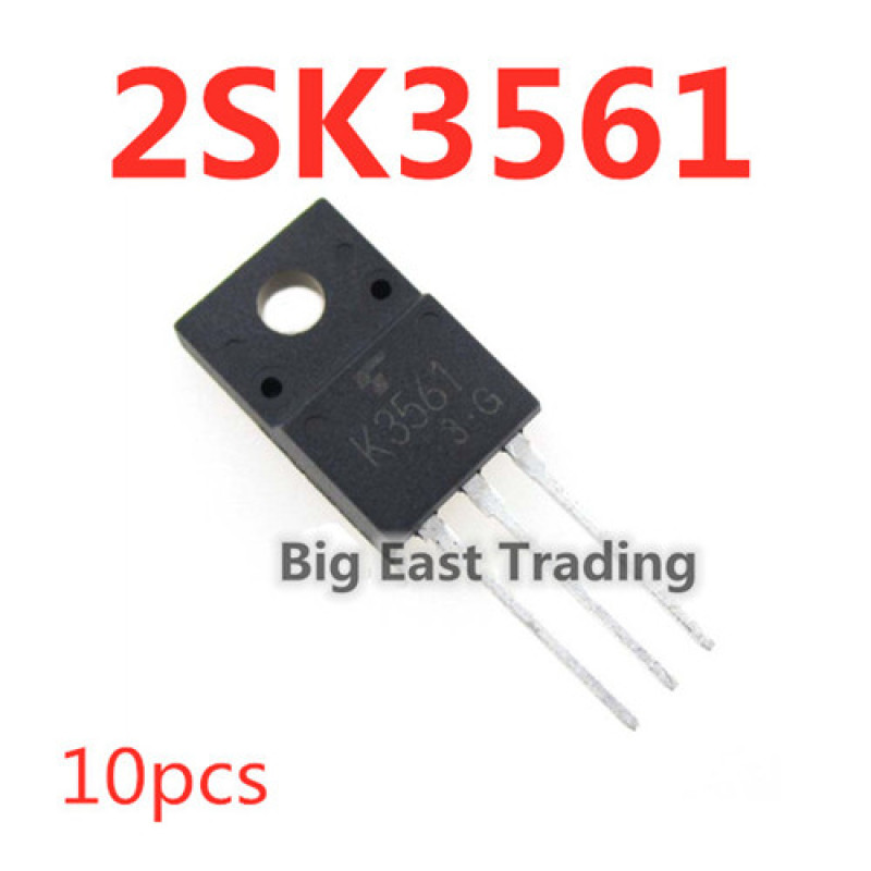 10 CÁI 2SK3561 K3561 bóng bán dẫn hàn TO-220F 500V 8A, đảm bảo chất lượng
