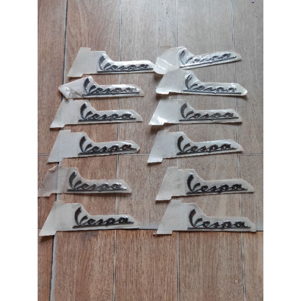 Tem chữ vespa, liberty, fly