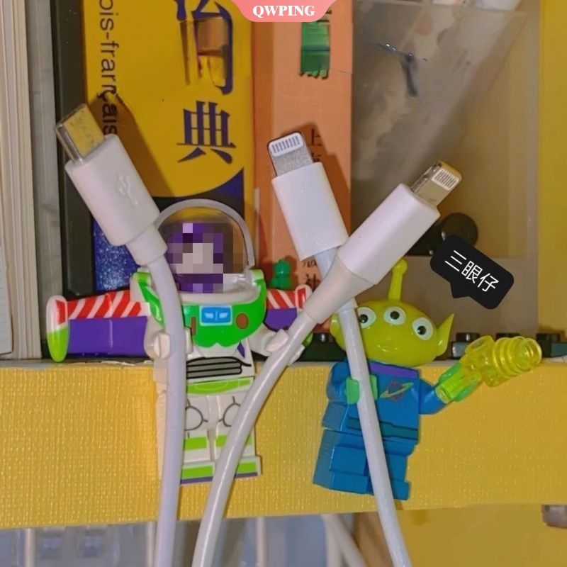 Kẹp Giữ Dây Cáp Hình Nhân Vật Hoạt Hình Xinh Xắn Tiện Dụng