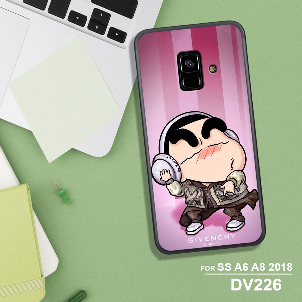 ỐP LƯNG SAMSUNG A6 2018 - SAMSUNG A8 2018 IN HÌNH SHIN NGẦU