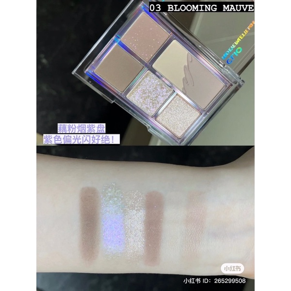 Bảng phấn mắt Clio Eye Palette Mini 6 ô màu