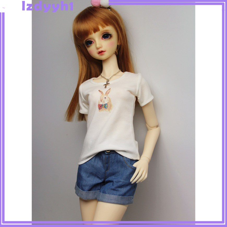 Đầm Thun Ngắn Tay Thời Trang Cho Búp Bê 1 / 3 / 1 / 4 Bjd Sd Lust