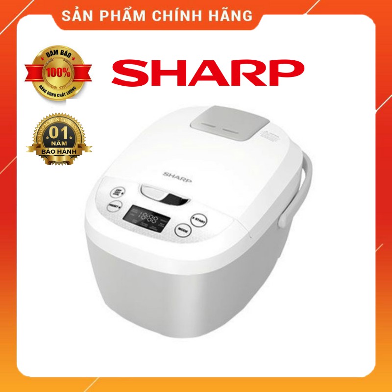 [Chính hãng] - Nồi Cơm Điện Tử SHARP KS-COM180EV-GY 1.8L