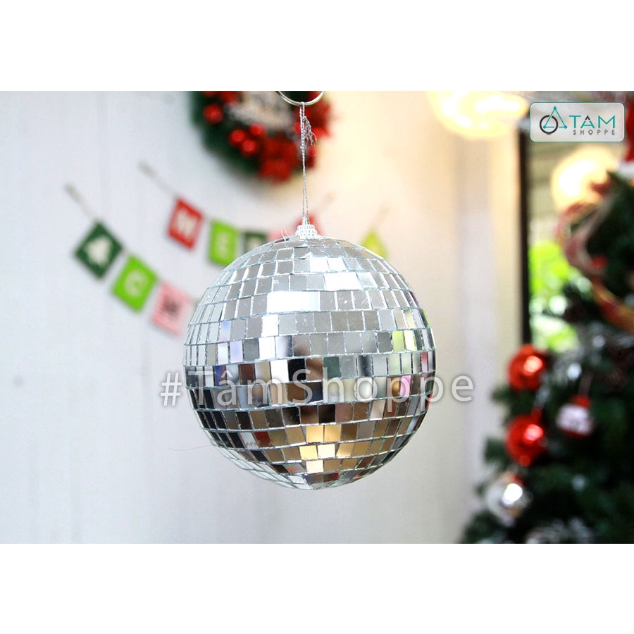 Trái châu kính lấp lánh trang trí noel X-TRCH-21