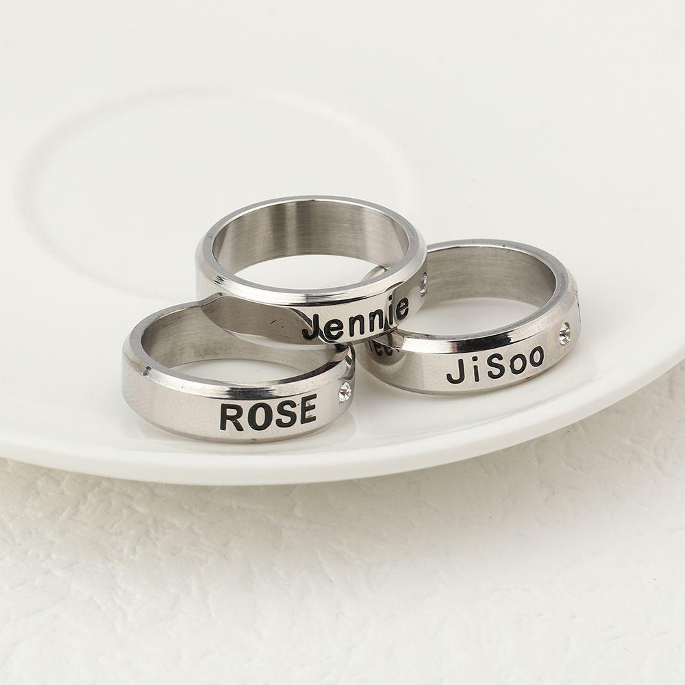 ROSE Trang Sức Vòng Tròn Bằng Titan Kiểu Mới