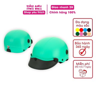 Nón Sơn bảo hiểm hàng chuẩn chính hãng dáng nửa đầu chất liệu nhựa ABS cao cấp